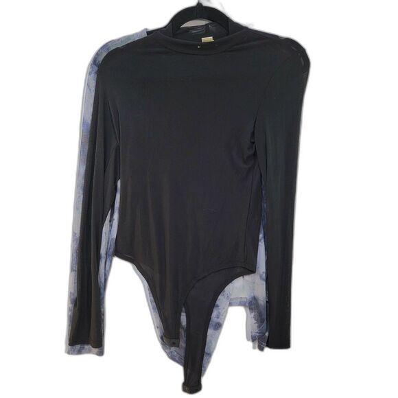 Bundle of x2 Bozzolo & Dazy Black and Dye Blue Jumpsuit Long Sleeves Women Sz M - Picture 1 of 9